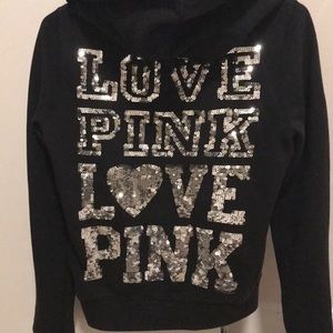 Pink vs sweatshirt and pants